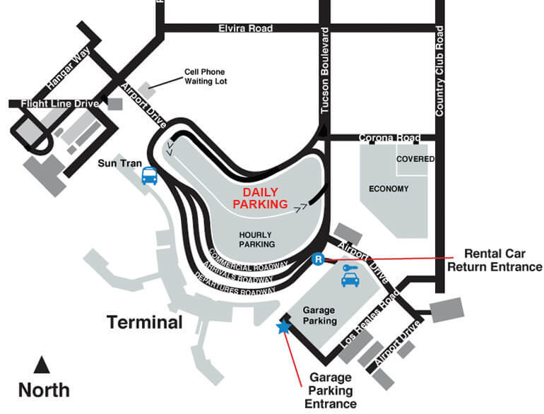 Daily airport parking Tucson logo1